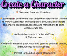 Load image into Gallery viewer, Create a Character